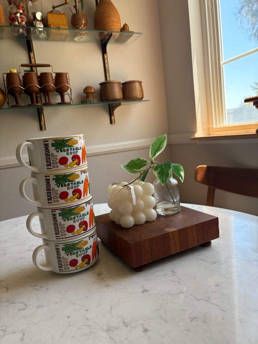 Vintage MCM Teak Board Riser